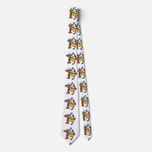 Moose dancing cartoon   choose background colour tie