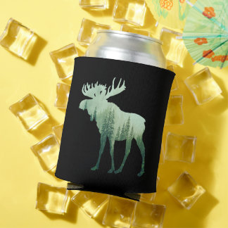 Moose Deer And Forest Nature Can Cooler