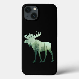 Moose Deer And Forest Nature iPhone 13 Case