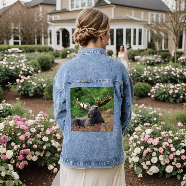 Moose Denim Jacket (Wedding Back)
