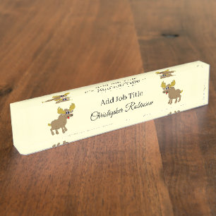 Moose Design Nameplate