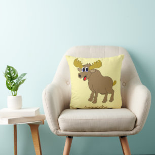 Moose Design Personalised Cushion