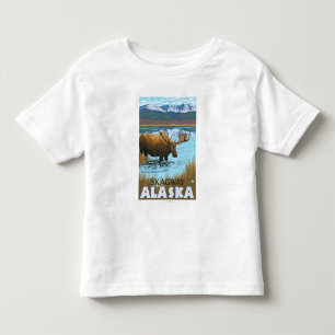 Moose Drinking at Lake - Skagway, Alaska Toddler T-Shirt