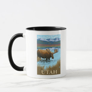 Moose DrinkingUtah Mug