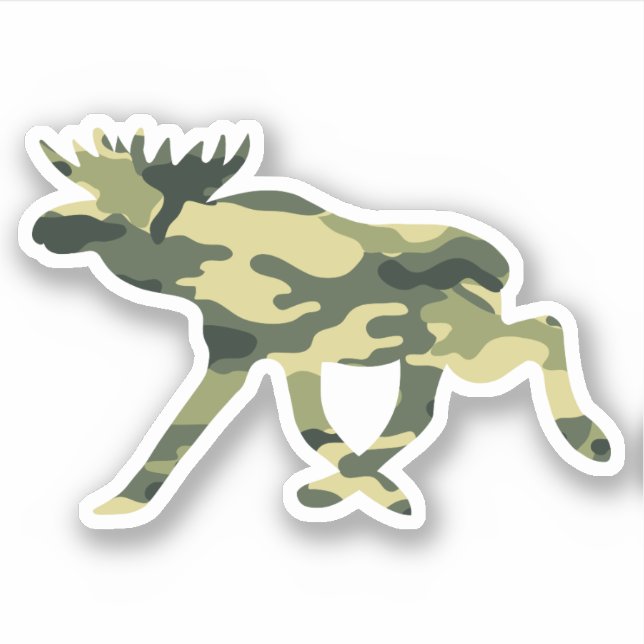 Moose / Elk Woodland Camouflage / Camo (Front)