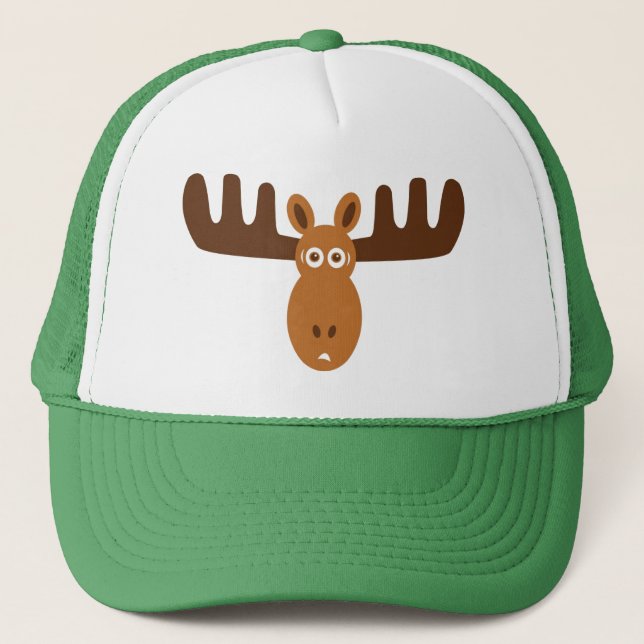 Moose Head_cap Trucker Hat (Front)