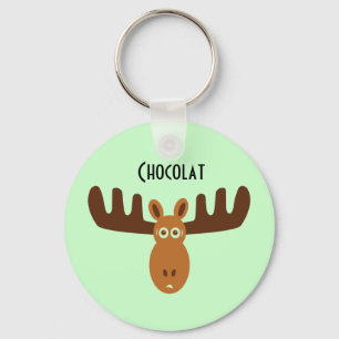 Moose Head_Chocolat Key Ring