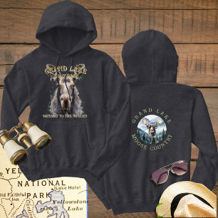 Moose Head Moose Country Grand Lake T-Shirt Hoodie