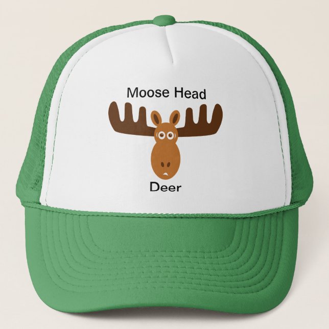 Moose Head_Moose Head Deer Trucker Hat (Front)