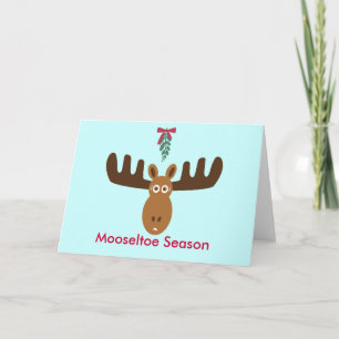 Moose Head_Mooseltoe Season Holiday Card