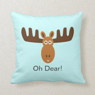 Moose Head_Oh Dear! Cushion