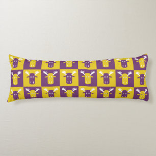 Moose Head Pop Art body pillow