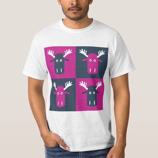 Moose Head Pop Art shirts & jackets (Front)