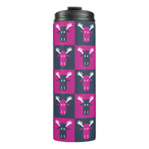Moose Head Pop Art tumbler