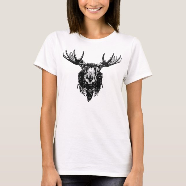Moose head T-Shirt (Front)