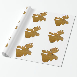 Moose Head Thunder_Cove Wrapping Paper