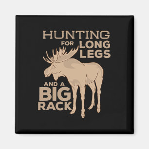 Moose Hunting Big Rack Bull Hunter Hunt Season T S Magnet