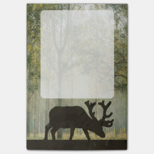 Moose in Forest Illustration Post-it Notes