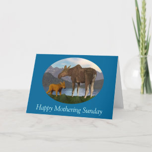 Moose in the Meadow Card