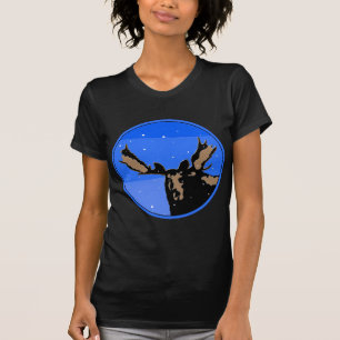 Moose in Winter  - Original Wildlife Art T-Shirt