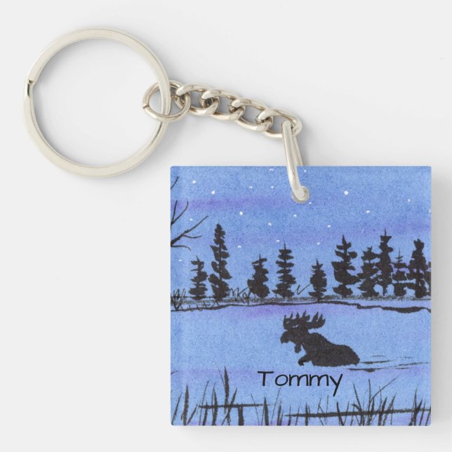 Moose Key Ring (Front)