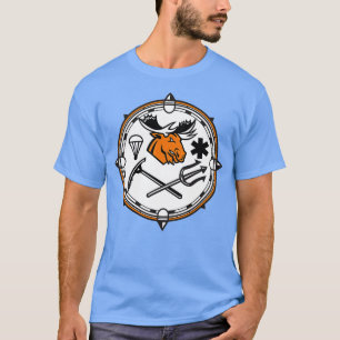 Moose Land Sea Air Emergency Rescue Mascot 1 T-Shirt