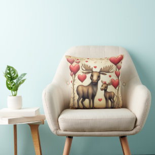 Moose Love 2 Cushion