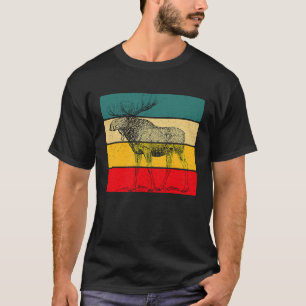 Moose Lover  Vintage Moose  Spirit Animal  1 T-Shirt