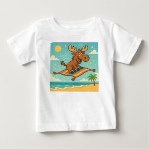Moose & Magic Beach Towel – Dreamy Adventure Kids Baby T-Shirt