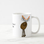 Moose Menora gift mug! Coffee Mug<br><div class="desc">This little guy would like to wish you a Moosed Happy Hanukkah!</div>