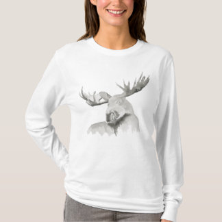 Moose Painting T-Shirt