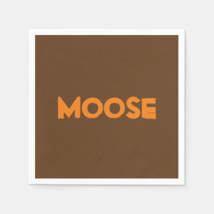 Moose Paper Napkins