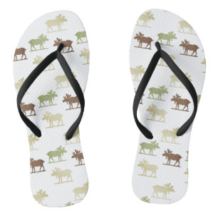 Moose Pattern Jandals