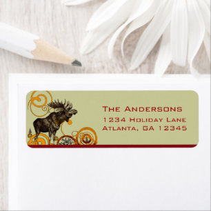 Moose Pine Tree Return Address