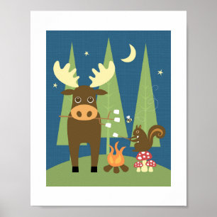 Moose Poster Print