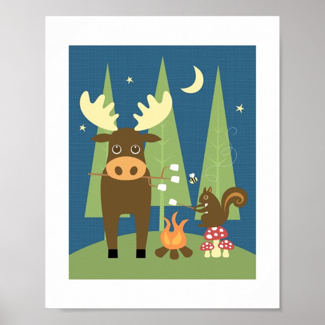 Moose Poster Print (Front)