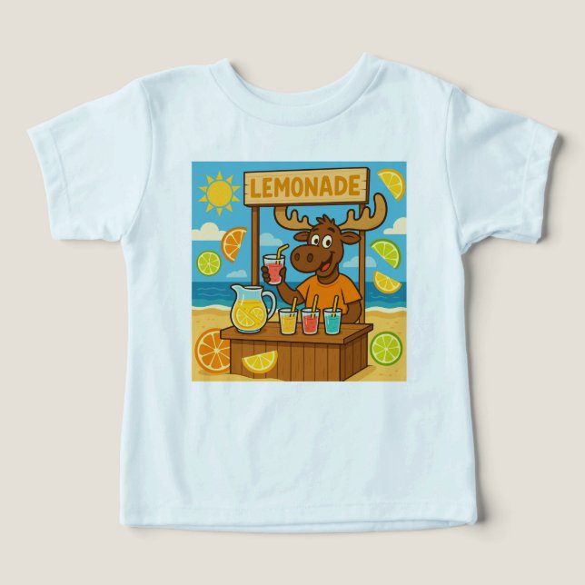 Moose’s Lemonade Stand – Sweet & Sunny Summer Tee (Design Front)