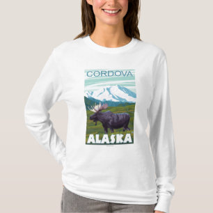 Moose Scene - Cordova, Alaska T-Shirt