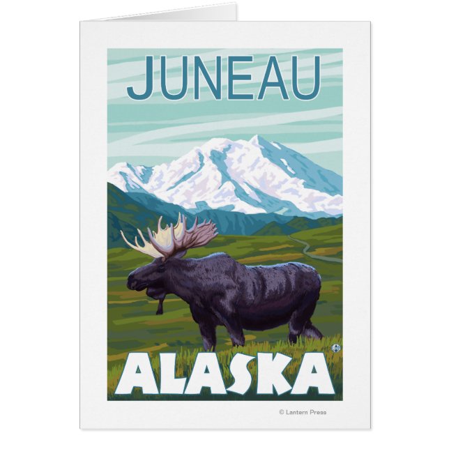 Moose Scene - Juneau, Alaska (Front)