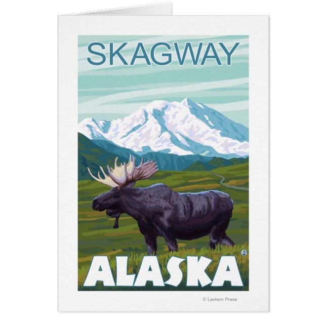 Moose Scene - Skagway, Alaska (Front)