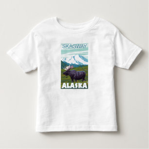 Moose Scene - Skagway, Alaska Toddler T-Shirt