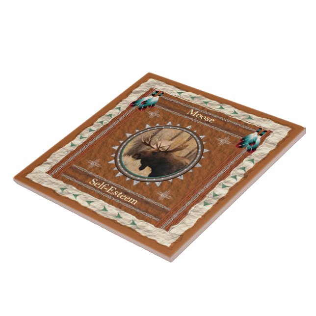 Moose Self-Esteem Energy Tile (Side)