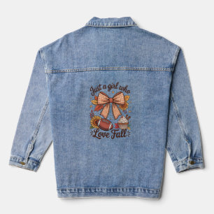 Moose Shirt Country Pumpkin Denim Jacket