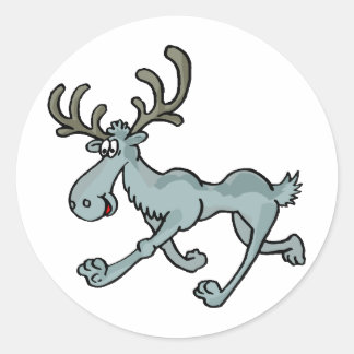 Moose Shirts and Gifts 16 Classic Round Sticker