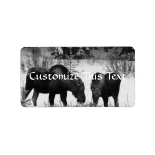Moose Supper Label