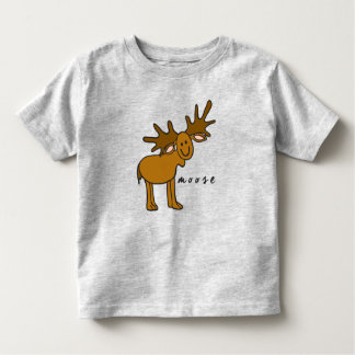 Moose Toddler T-Shirt or Top (with base)