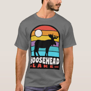 Moosehead Lake Moose Badge Maine T-Shirt