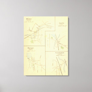 Moosup, Dayville, Wauregan, S Windham Canvas Print