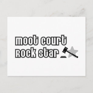 Moot Court Rock Star Postcard