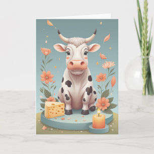 Mooving into Another Year Card